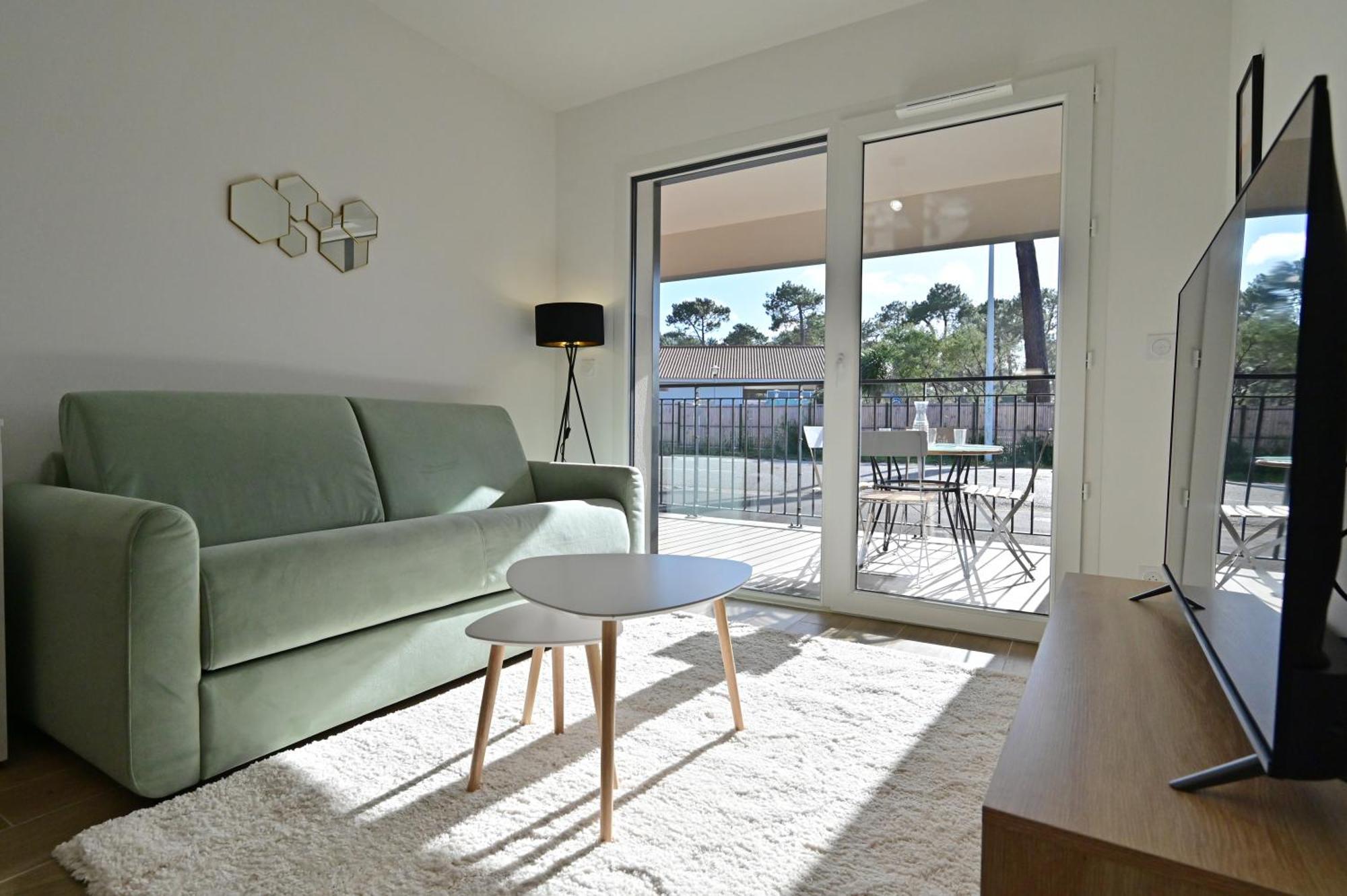 Biscawai Chaleureux Et Cosy Avec Terrasse Apartment Biscarrosse Bagian luar foto