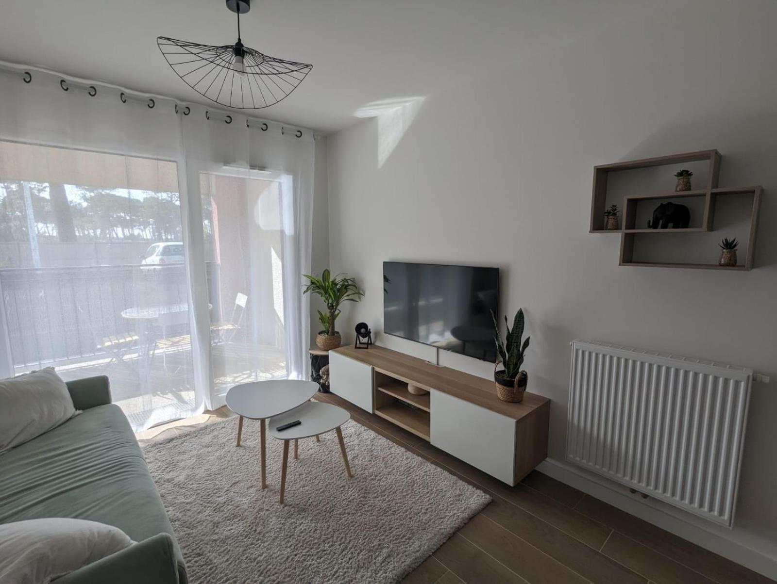 Biscawai Chaleureux Et Cosy Avec Terrasse Apartment Biscarrosse Bagian luar foto