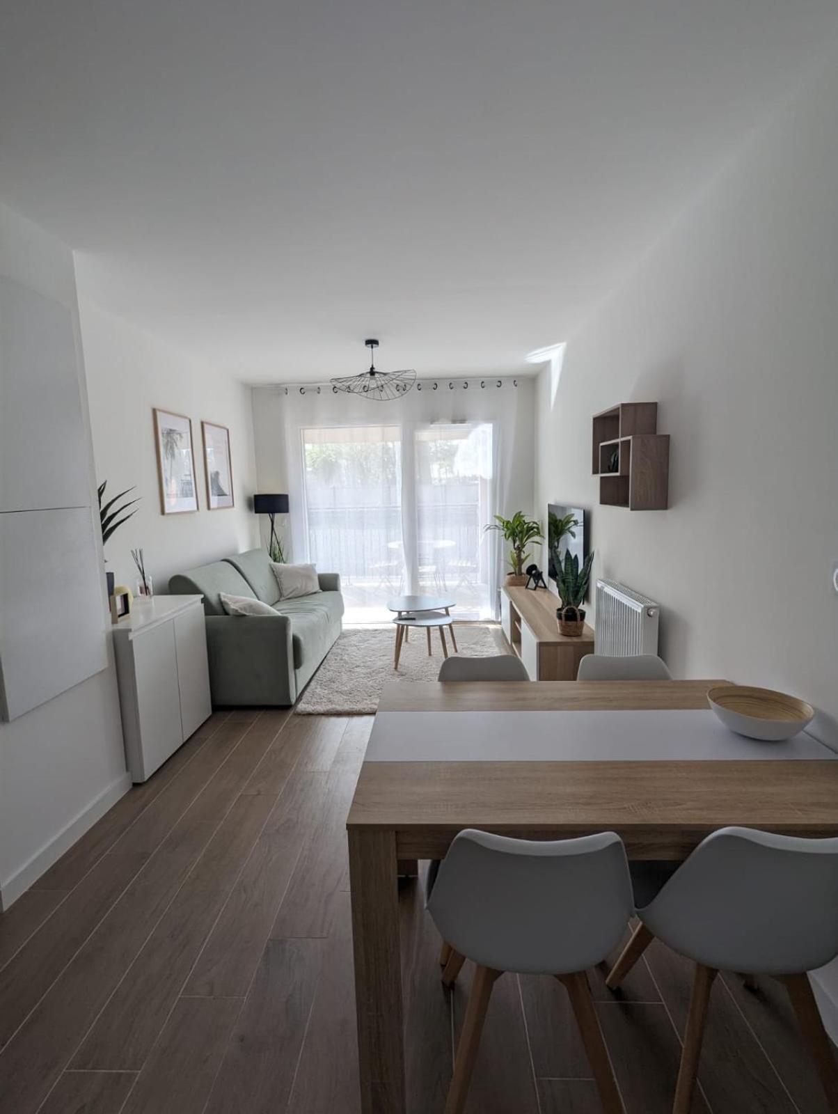 Biscawai Chaleureux Et Cosy Avec Terrasse Apartment Biscarrosse Bagian luar foto